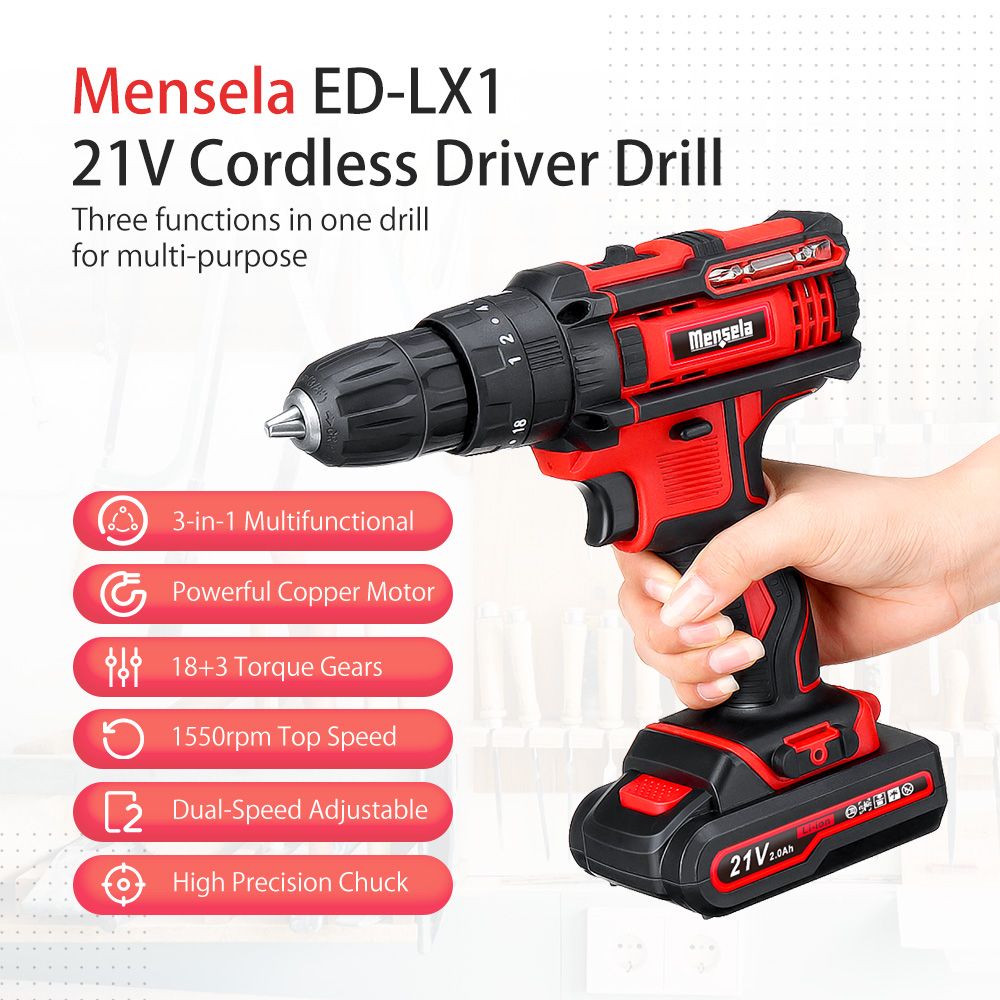 Mensela-ED-LX1-21V-3-In-1-Cordless-Drill--Driver-Combo-Kit-Double-Speed-Power-Drills-with-LED-lighti-1741585