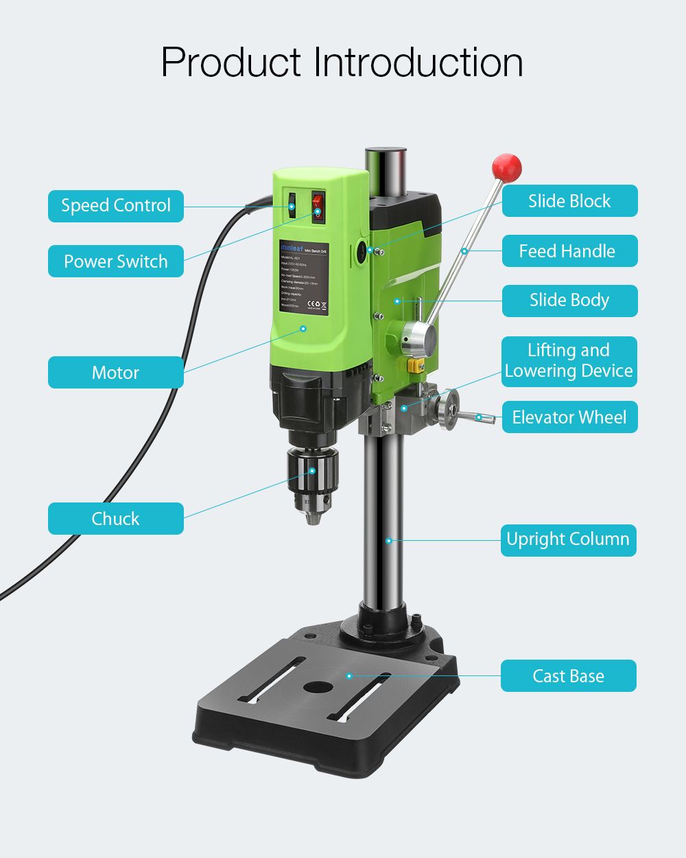 Minleaf-ML-BD1-Bench-Drill-Stand-1050W-Mini-Electric-Bench-Drilling-Machine-Drill-Chuck-3-16mm-1677715