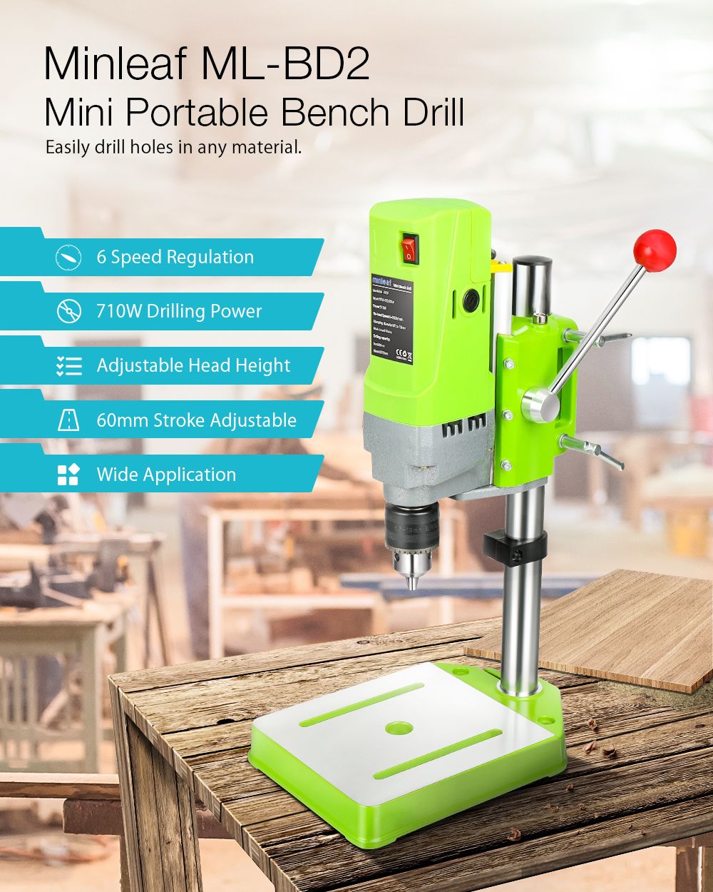 Minleaf-ML-BD2-710W-Bench-Drill-Stand-Mini-Electric-Bench-Drilling-Machine-Drill-Chuck-1-13mm-1186997