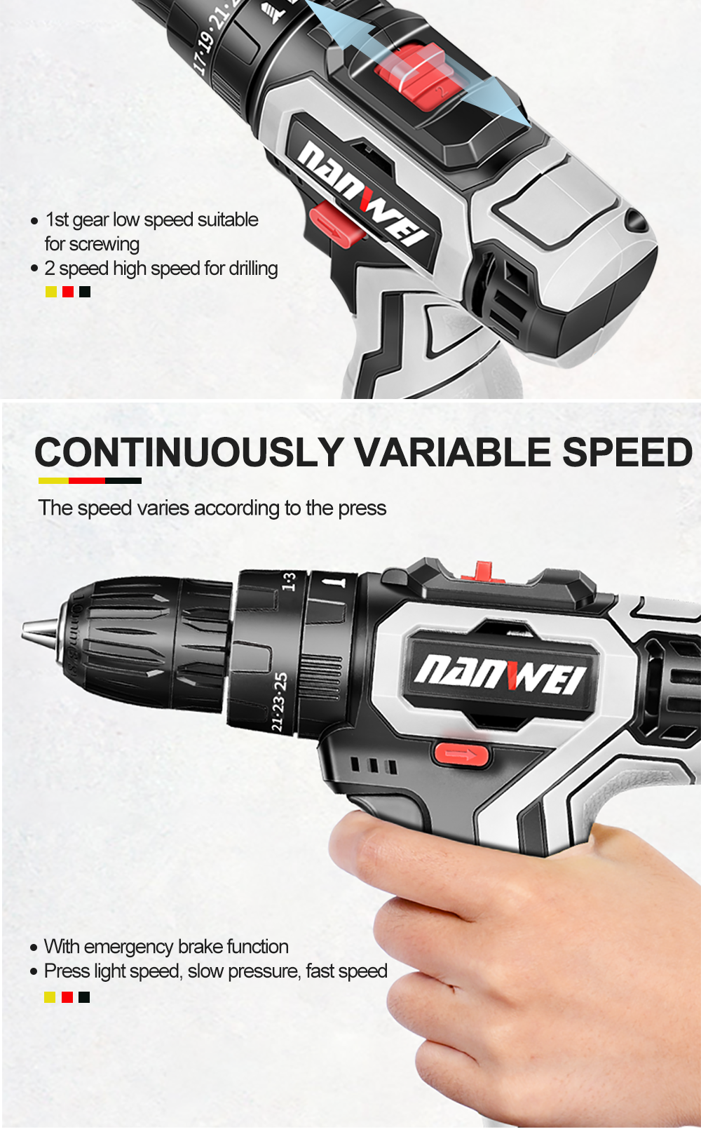 Nanwei-21V-Brushless-Impact-Power-Drill-35NM-Li-ion-Rechargeable-Electric-Flat-Drill-Screw-Driver-2--1695400