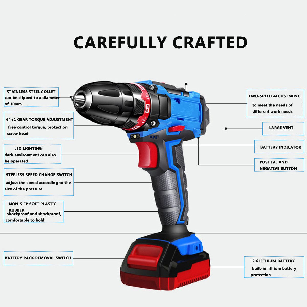 Profession-Dual-Speed-Power-Drill-Cordless-Electric-Screwdriver-with-27Pcs-Accessories-1374968