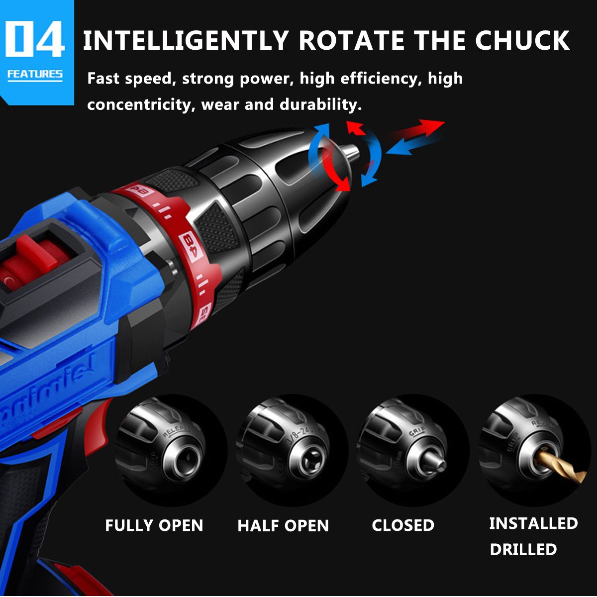 Profession-Dual-Speed-Power-Drill-Cordless-Electric-Screwdriver-with-27Pcs-Accessories-1374968