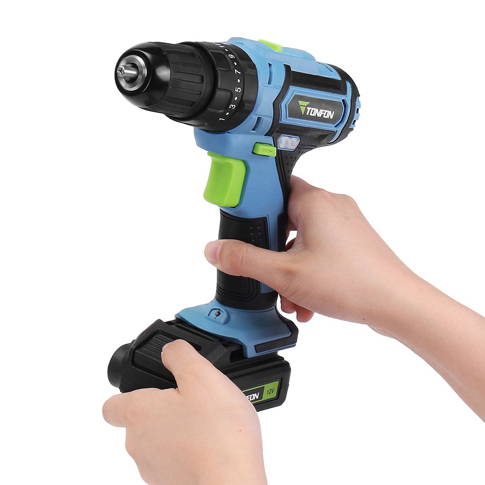 Tonfon-3-In-1-12V-Rechargable-Electric-Screwdriver-Power-Driver-Impact-Drill-with-Bits-1314465