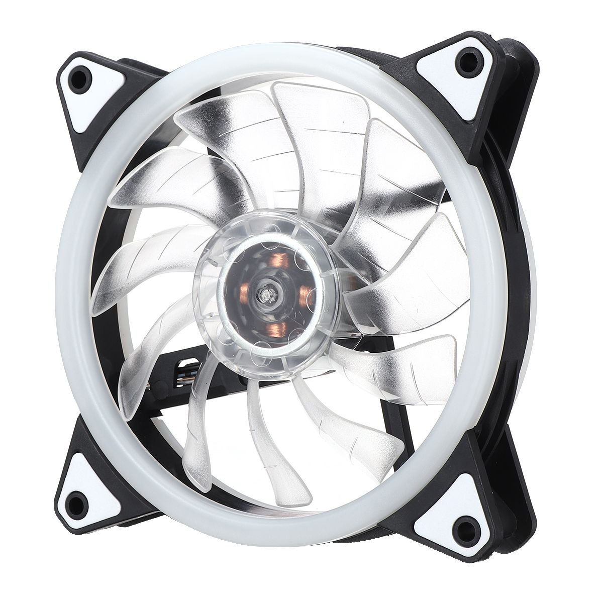 12V-RGB-Rainbow-LED-Silent-Computer-PC-Case-Cooling-Cooler-Fan-CPU-120mm-4-Pin-1599147