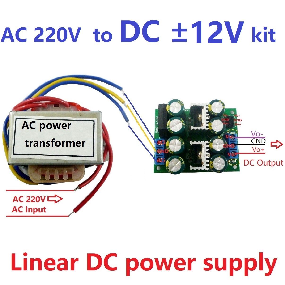 12W-AC220V-to-Dual-DC--5V12V15V-Low-Noise-Linear-Power-Supply-Kit-AC-DC-78XX-79XX-LDO-Module-for-Spe-1717974