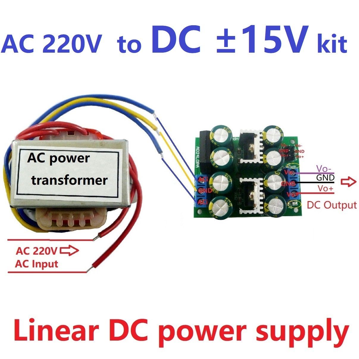 12W-AC220V-to-Dual-DC--5V12V15V-Low-Noise-Linear-Power-Supply-Kit-AC-DC-78XX-79XX-LDO-Module-for-Spe-1717974