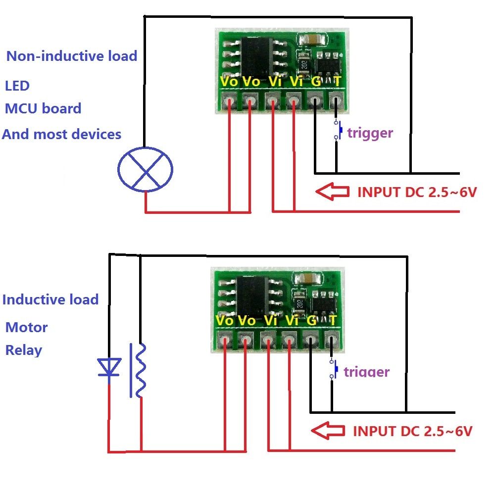 5pcs-IO15B01-6A-DC-3V-33V-37V-5V-Electronic-Switch-Latch-Bistable-Self-locking-Trigger-Module-Board--1656813