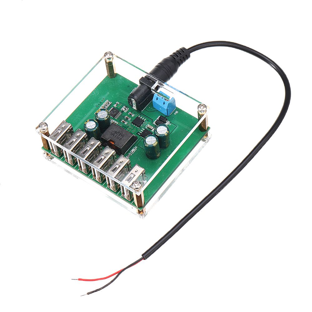 DC-DC-Step-Down-Regulator-Power-Converter-10V-12V-24V-36V-To-5V8A-6-USB-Output-Power-Supply-Module-1562477