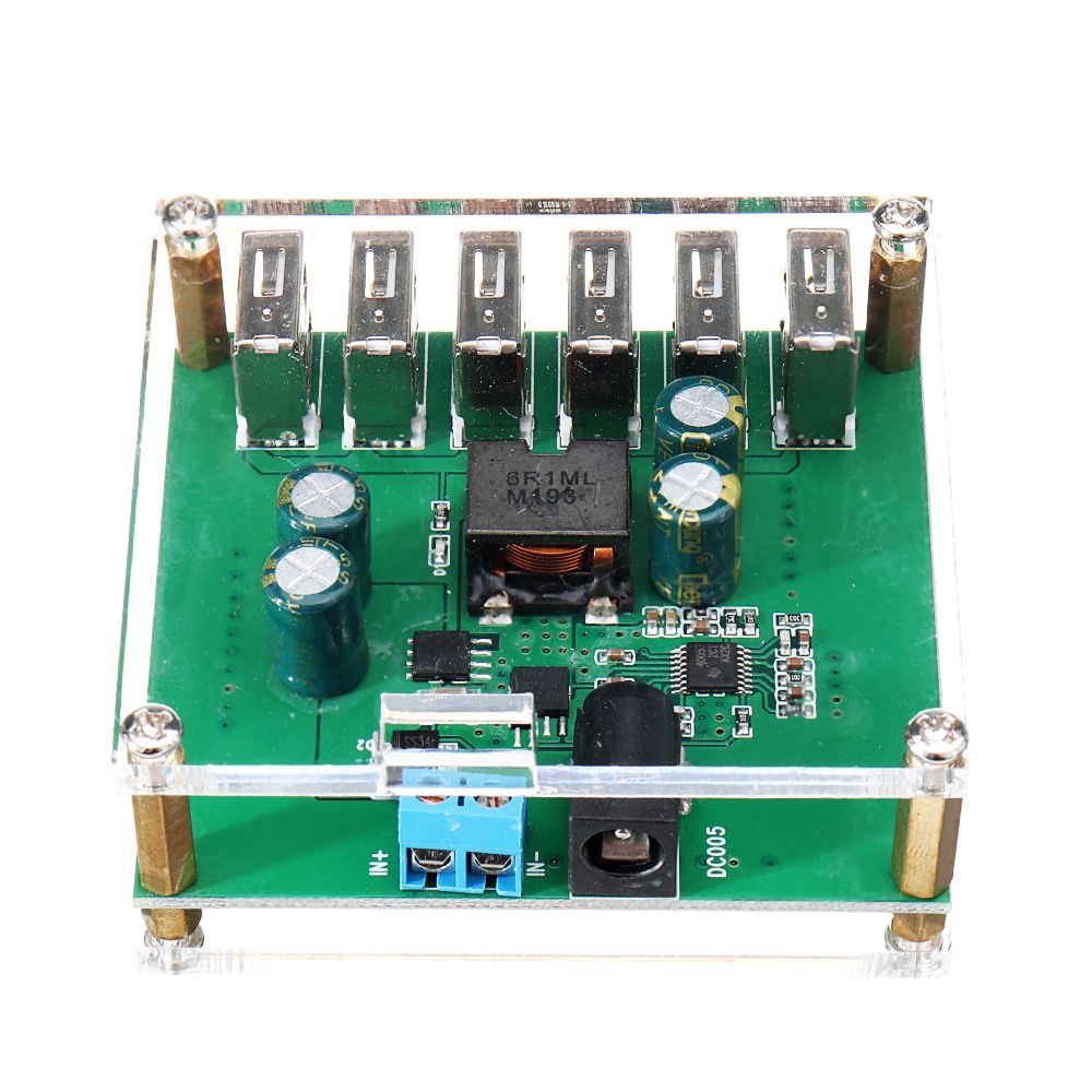 DC-DC-Step-Down-Regulator-Power-Converter-10V-12V-24V-36V-To-5V8A-6-USB-Output-Power-Supply-Module-1562477