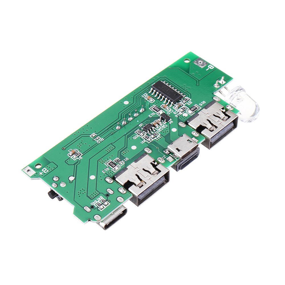 Dual-USB-5V-21A-Micro-Type-C-for-DIY-Power-Bank-18650-Charger-Board-with-LED-Overcharge-Overdischarg-1578395