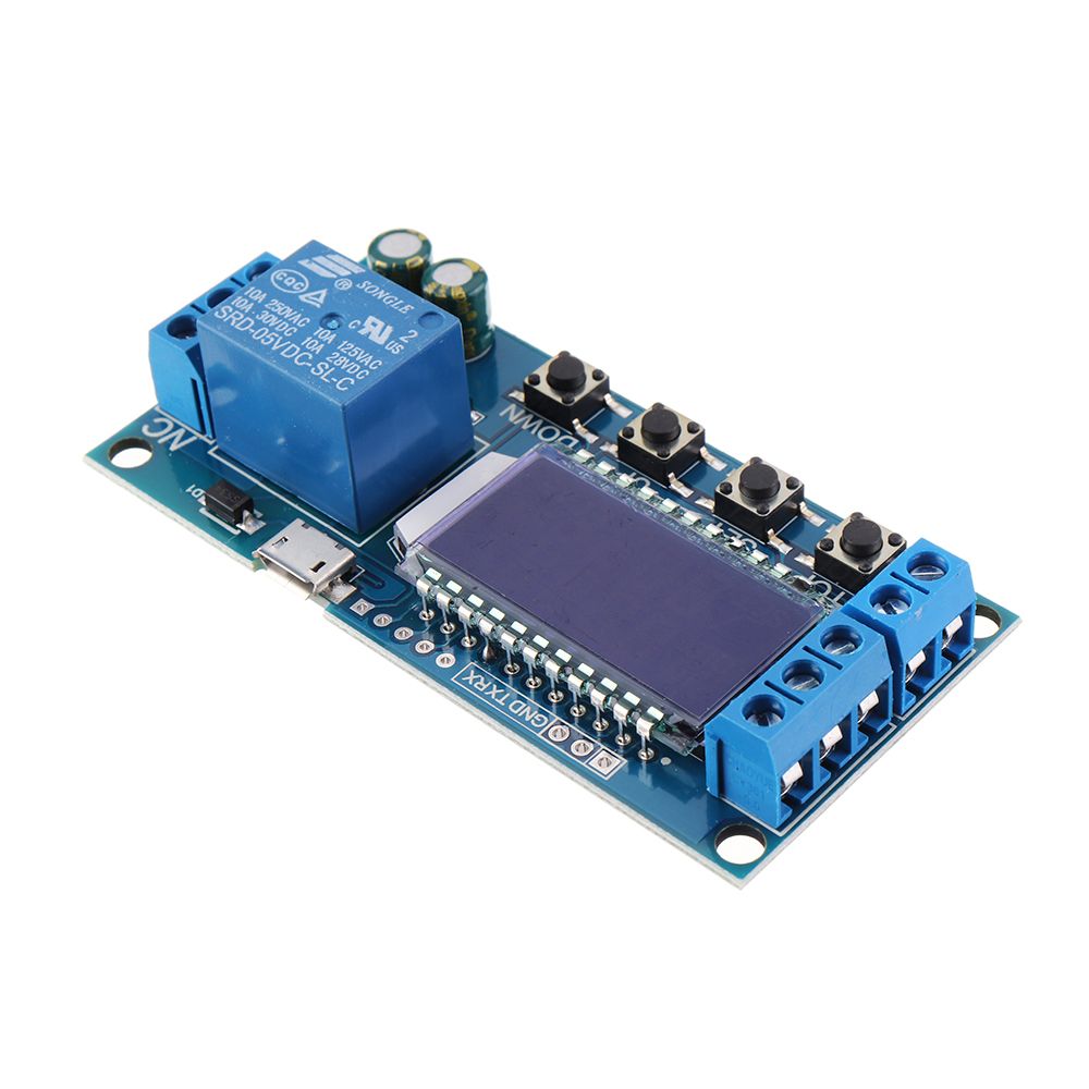 LCD-Display-Timer-Relay-Module-DC6-30V-Cycle-Timing-OFF-Trigger-Delay-Switch-DC-AC-Universal-Conduct-1529574