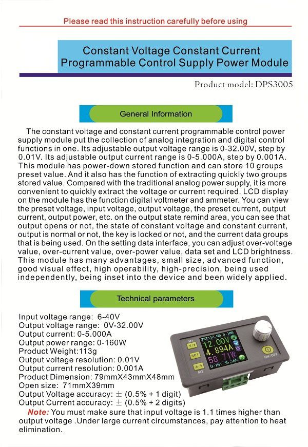 RIDENreg-DPS3005-32V-5A-Buck-Adjustable-DC-Constant-Voltage-Power-Supply-Module-Integrated-Voltmeter-1062474