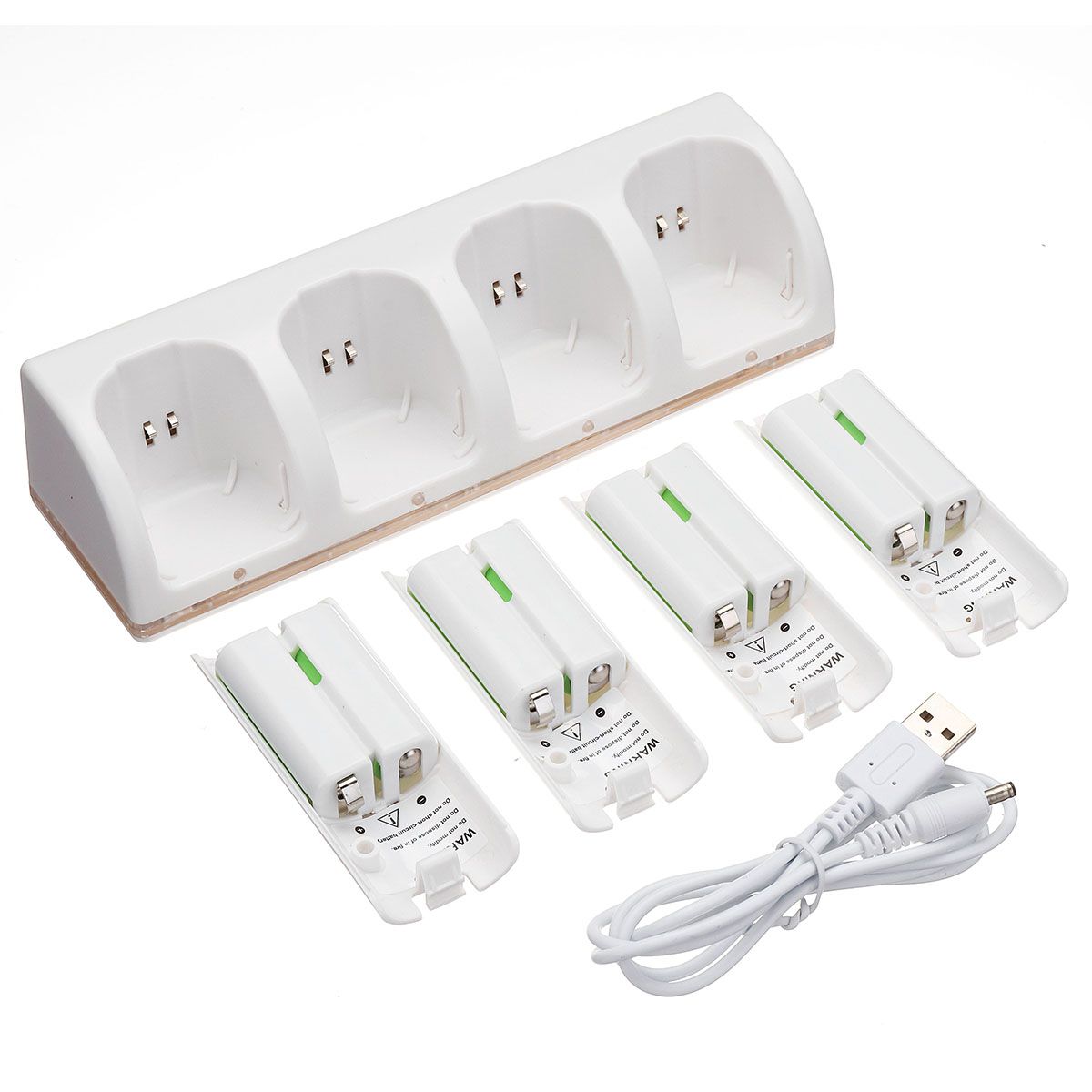White-Charger-Dock-Station-for-Wii-Remote-Controller--4-x-Rechargeable-Battery-1706164