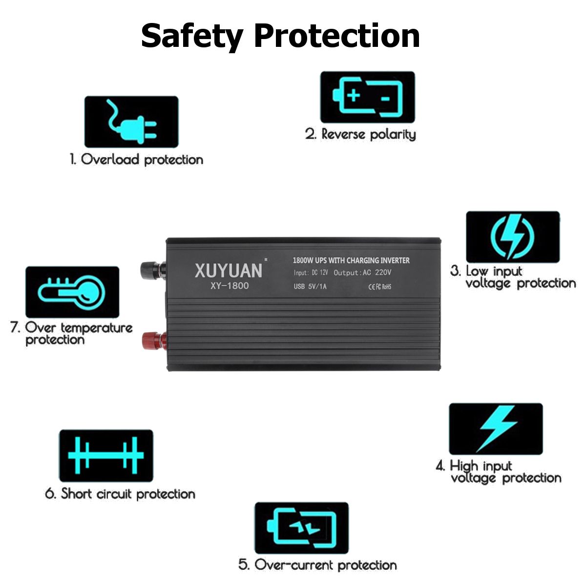 XUYUN-5000W-Max-DC-12V-to-AC-220V-UPS-Pure-Sine-Wave-Power-Inverter-For-Car-Boat-1618433