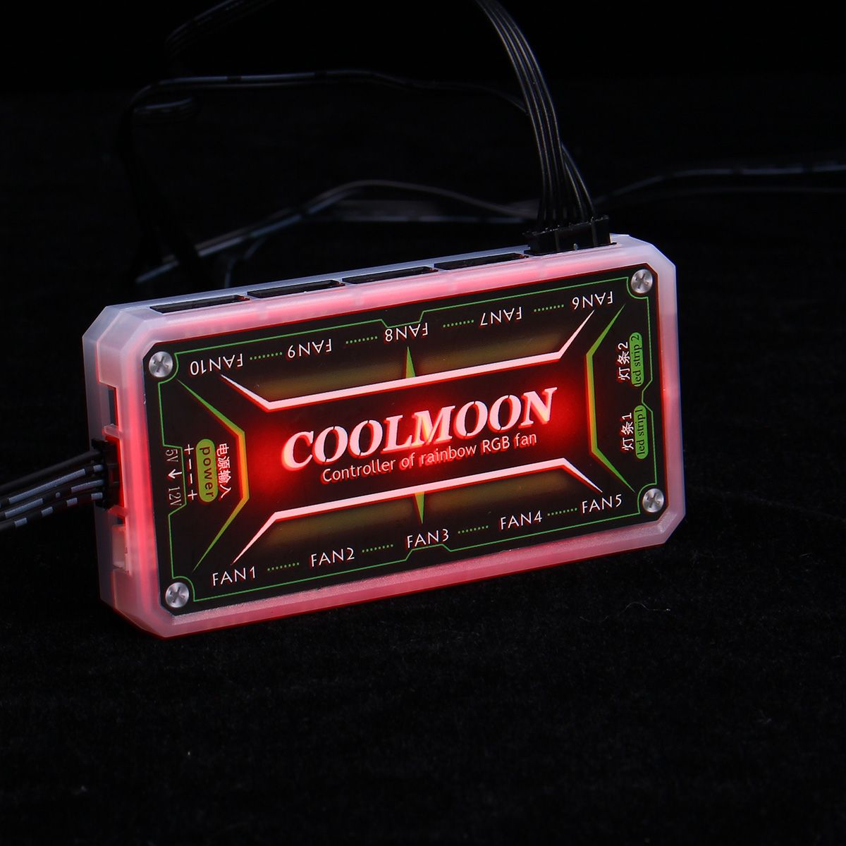 Cool-Moon-CR200mm-Chassis-Computer-Case-Fan-RGB-Mute-Streamer-LED-Computer-Host-20cm-Cooling-Fan-1634887