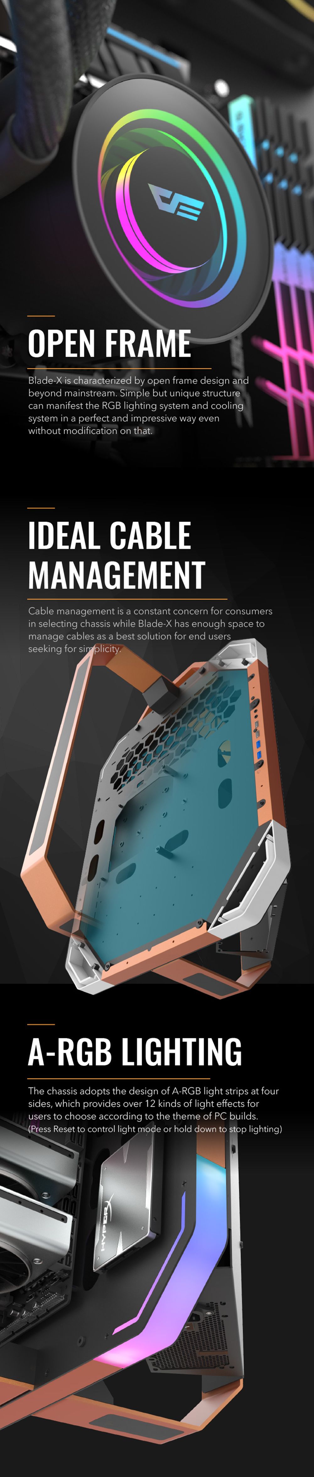 DarkFlash-Blade-X-Open-Frame-Luxury-Gaming-Computer-Case-ATXM-ATXITX-Water-Cooling-Supported-1675919