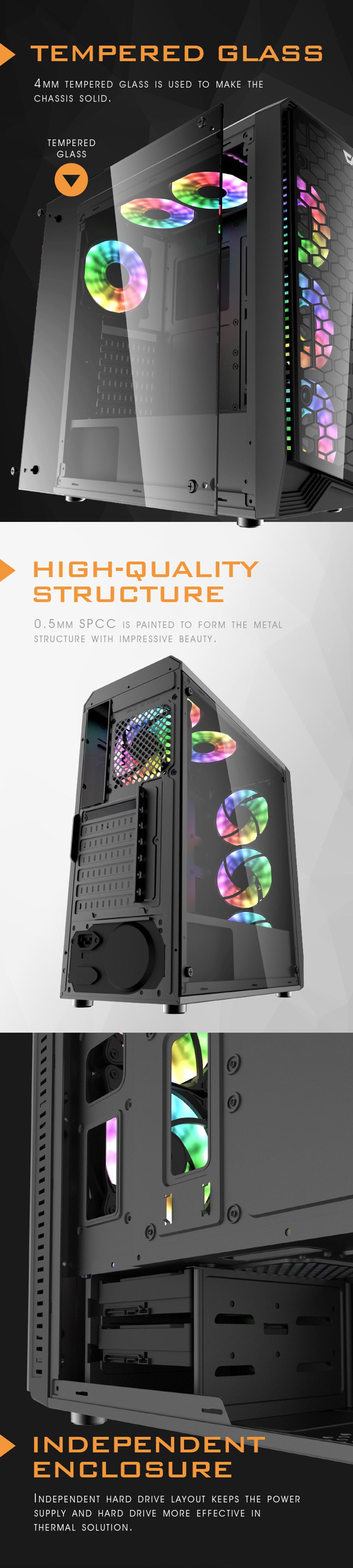 DarkFlash-Water-Square5-Gaming-Computer-Case-Support-ATXM-ATX-Water-cooled-with-3-Front-Fixed-Light--1666125