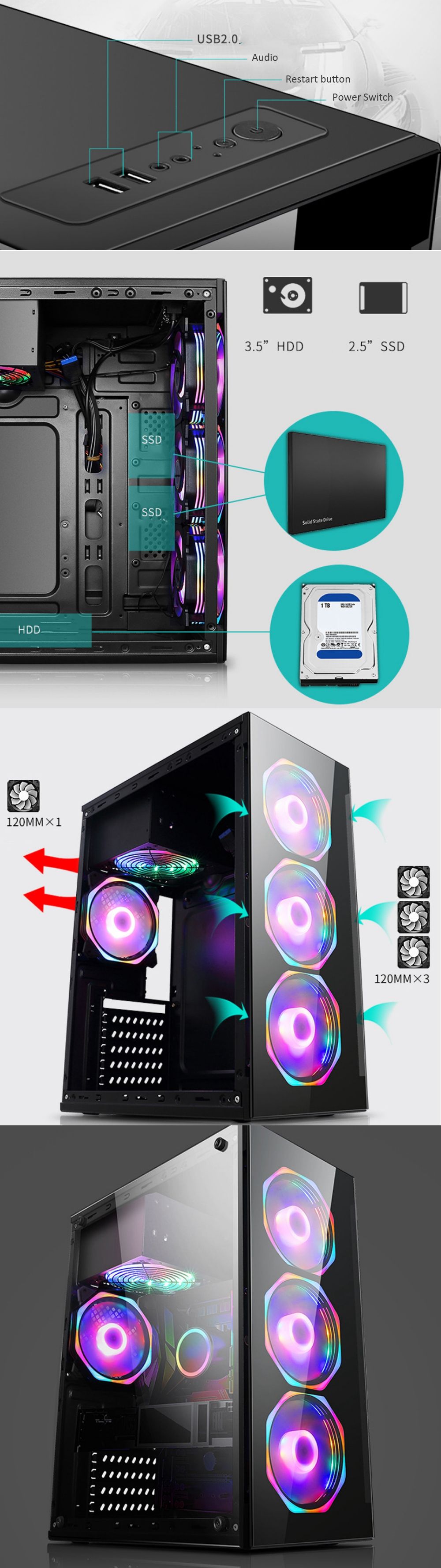Gaming-Case-ATX--M-ATX--MINI-ITX-PC-Computer-Case-USB20-SPCC-Transparent-Desktop-Chassis-1600098