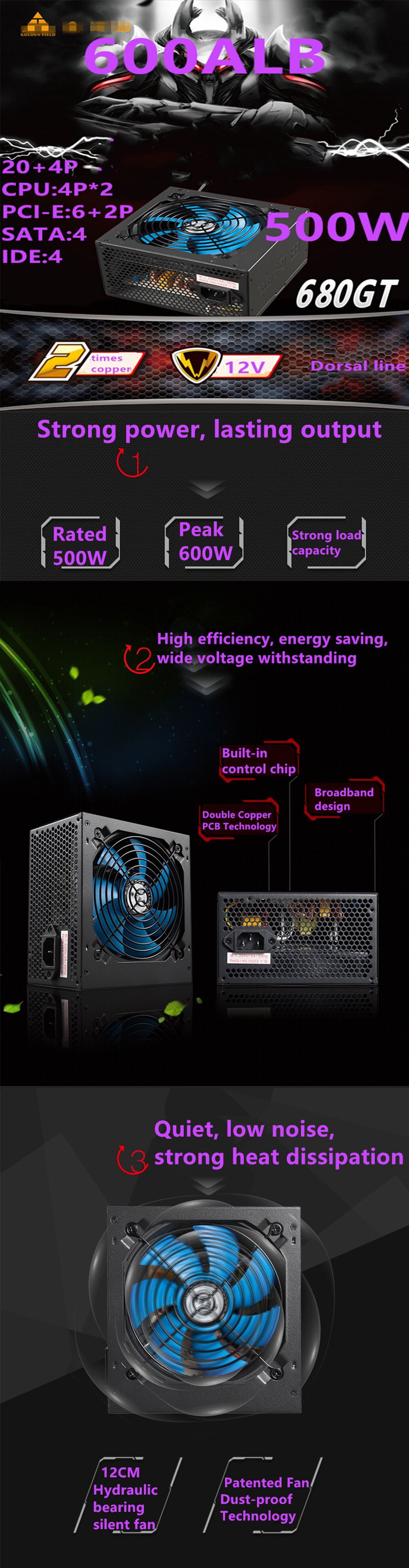 Golden-Field-680GT-600W-ATX-Computer-Power-Supply-Active-PFC-with-Quiet-120mm-Fan-for-PC-Desktop-1603089