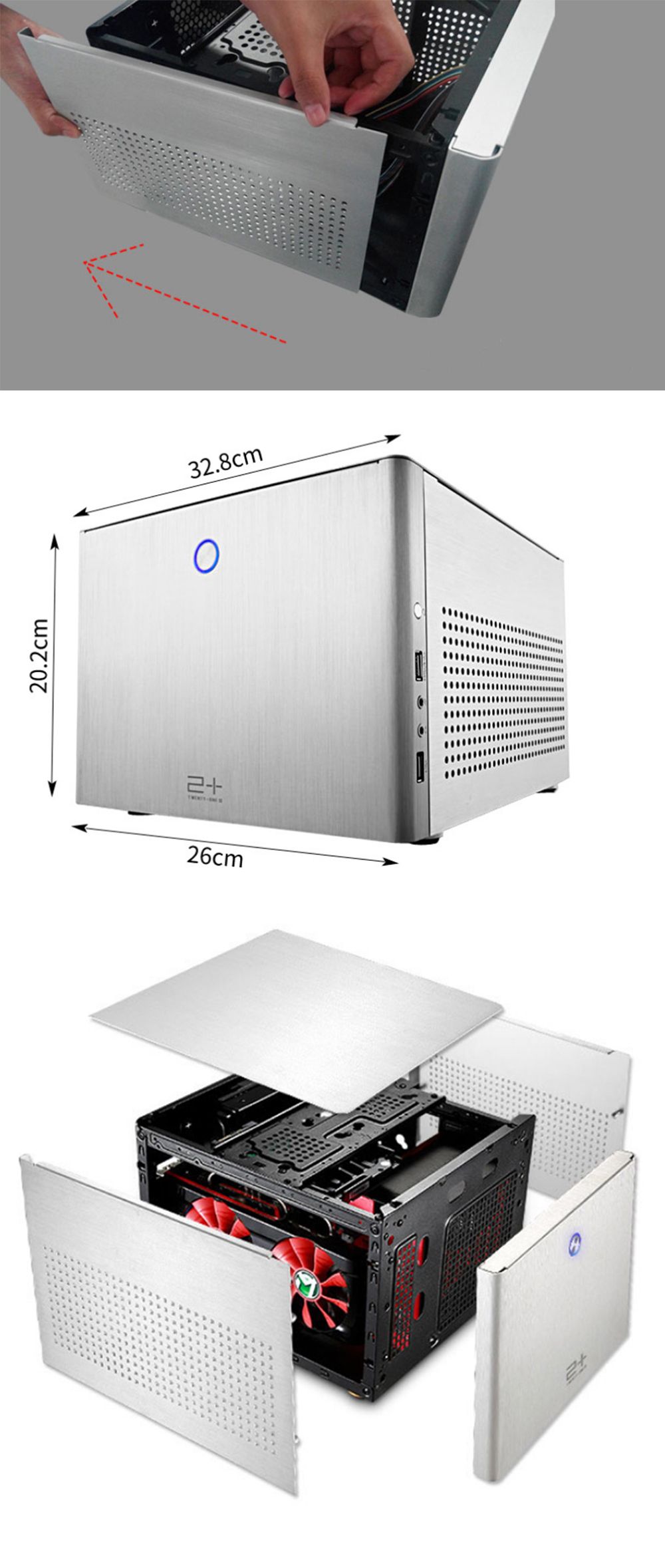 Golden-Field-N2-Aluminum-mATX-mini-ITX-Mini-Computer-Case-Support-275mm-Graphics-Card-Desktop-Chassi-1572054