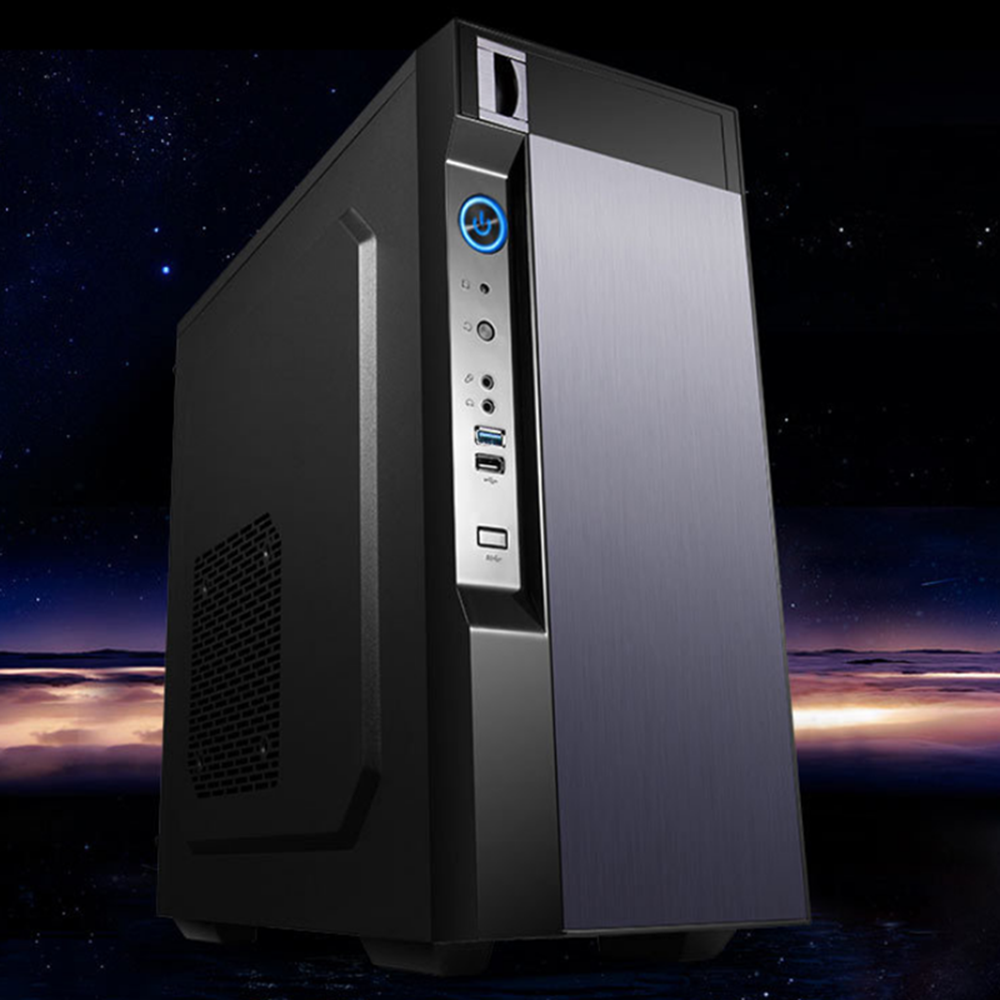 Golden-Field-X8-Cold-Rolled-Steel-ATX-mATX--ITX-USB30-Gaming-Tempered-Computer-Case-Support-345mm-Gr-1572035