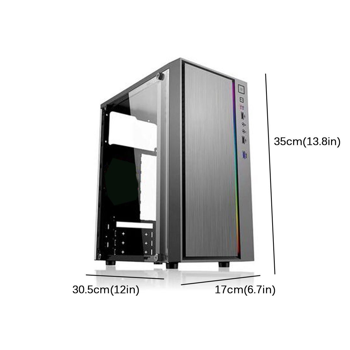 M-ATX--Mini-ITX-Computer-Gaming-PC-Case-RGB-Cooling-Fan-USB-Audio-Interface-with-Light-Bar-1627169