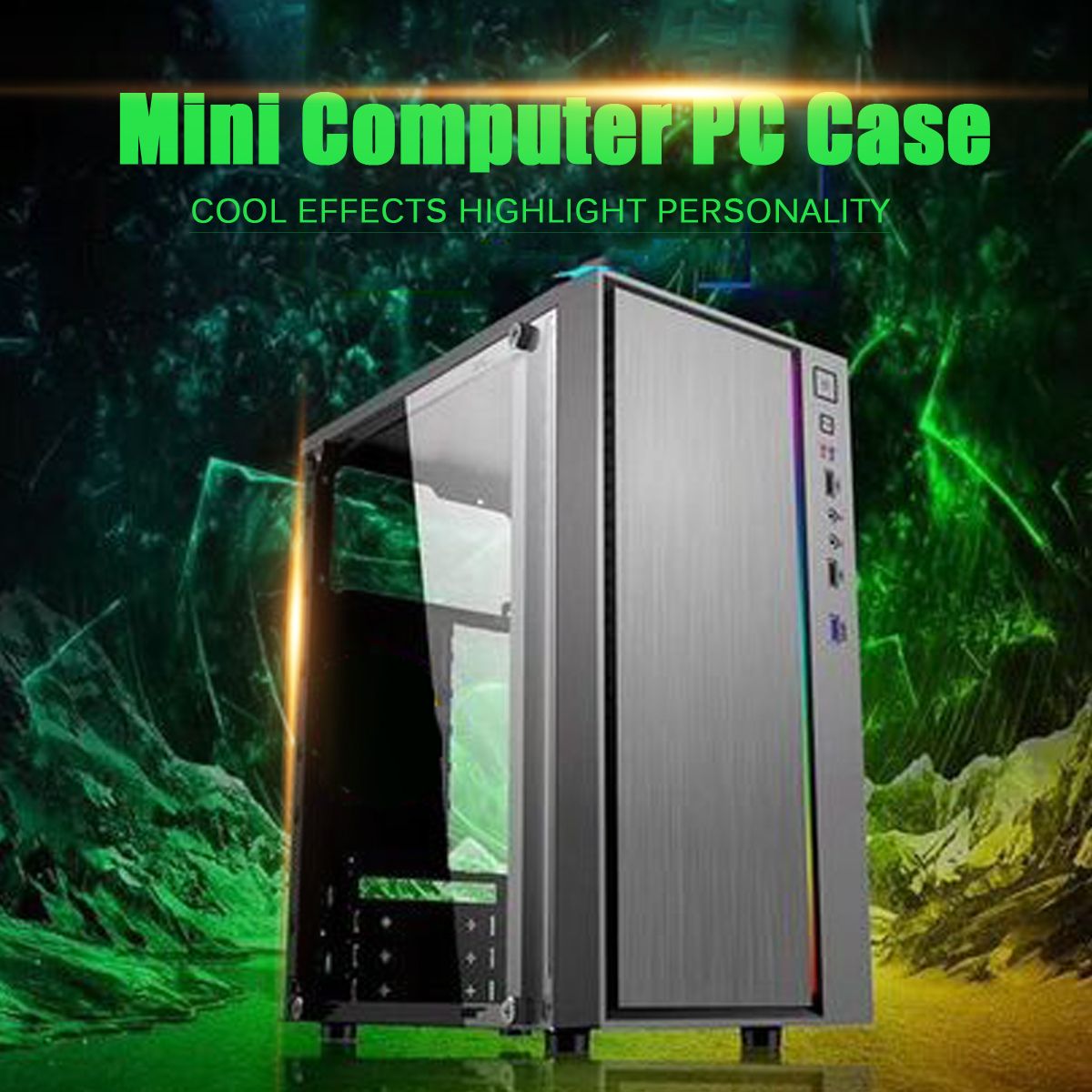 M-ATX--Mini-ITX-Computer-Gaming-PC-Case-RGB-Cooling-Fan-USB-Audio-Interface-with-Light-Bar-1627169