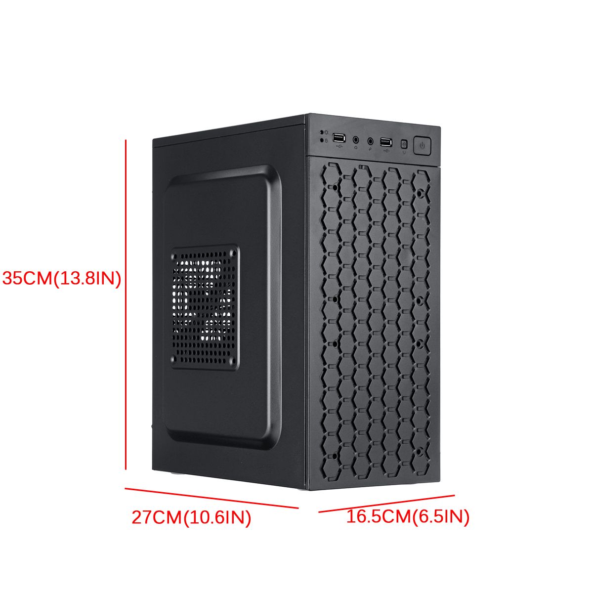 Micro-ATX-ITX-Black-USB-20-Office-Gaming-Computer-Destop-Case-PC-Cases-LED-Fan-1626469