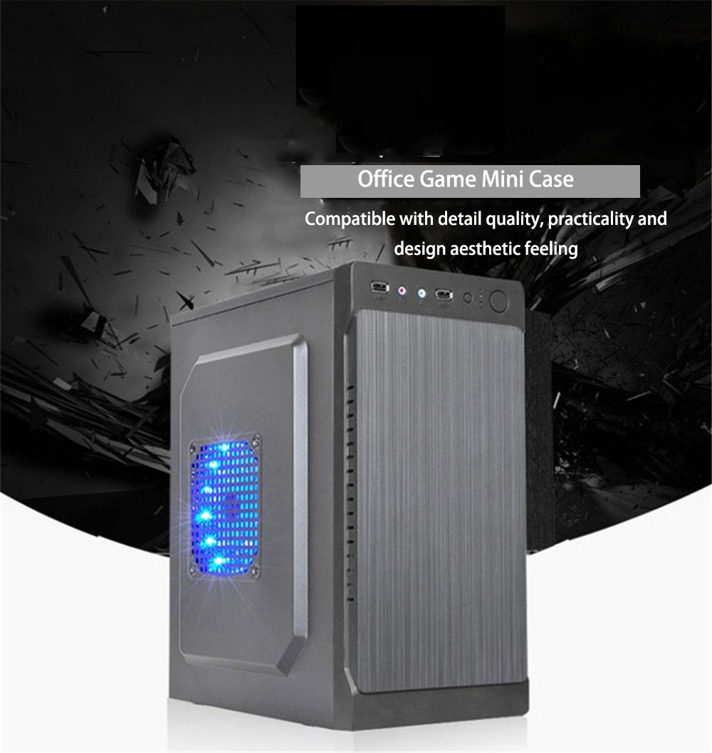 Micro-office-Computer--USB20-Interface-Case-MicroATXITX-Desktop-Gaming-Cube-Table-Computer-PC-Case-B-1721666