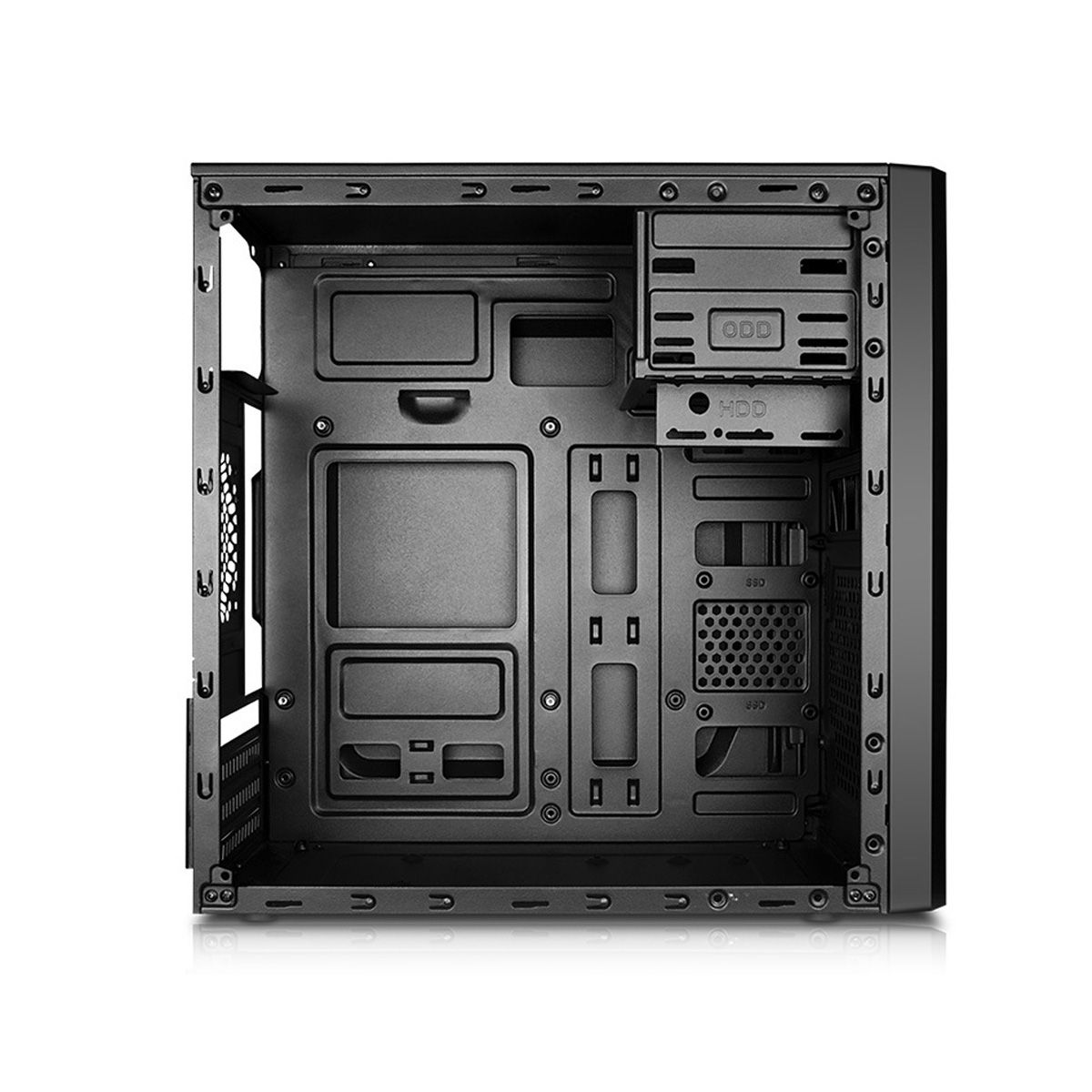 Mini-Desktop-Computer-Case-Chassis-PC-Case-USB20-Support-3-120mm-Fans-MATX-MITX-1672739