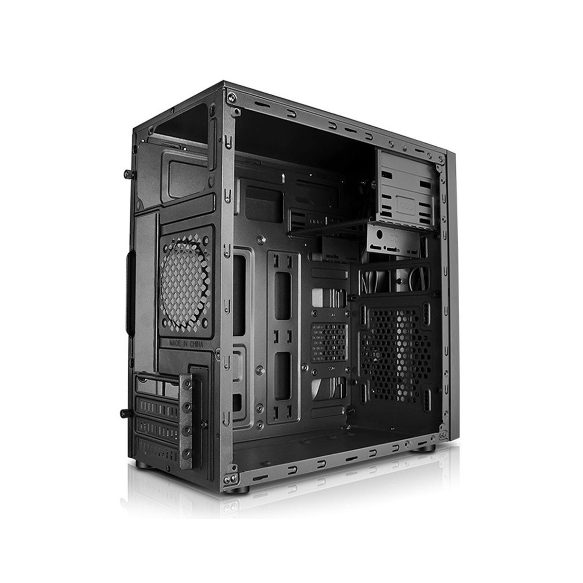 Mini-Desktop-Computer-Case-Chassis-PC-Case-USB20-Support-3-120mm-Fans-MATX-MITX-1672739