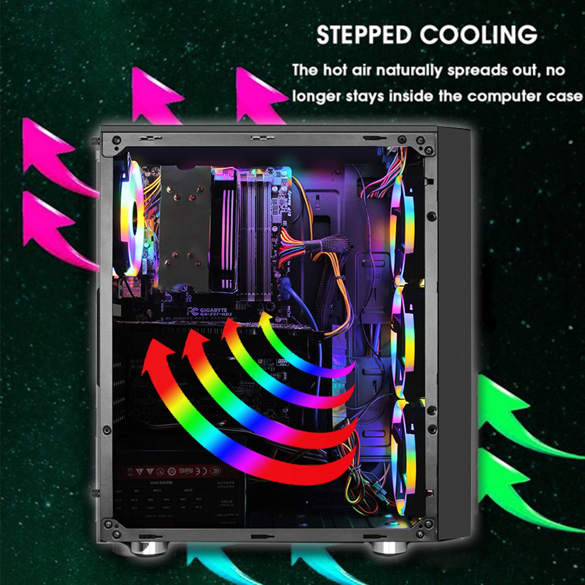 PC-Computer-Case-Side-Transparen-Acrylic-Panel-Computer-Case-Tower-Chassis-for-Gaming-ATXM-ATXMini-I-1697223