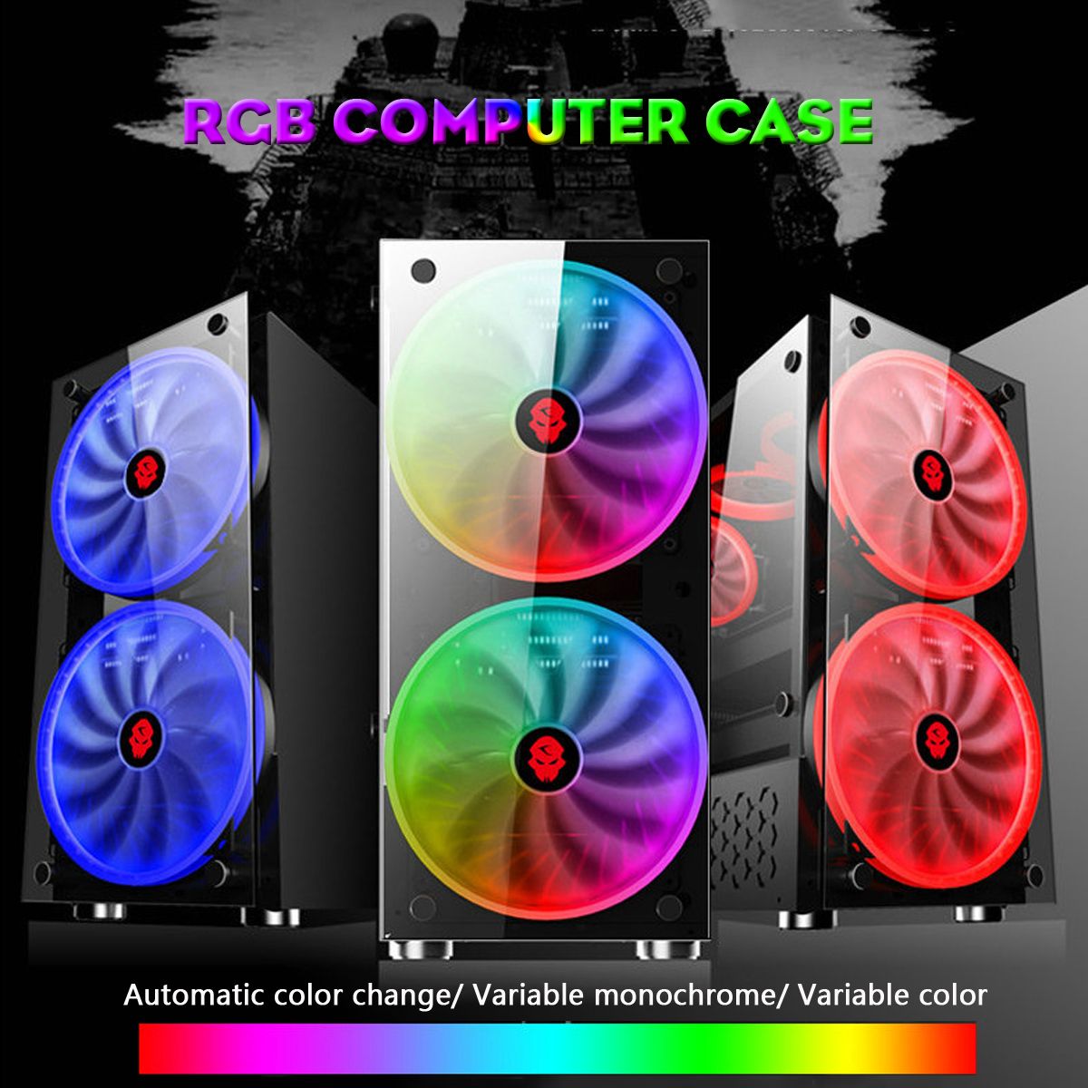 RGB-Computer-Case-Double-Side-Tempered-Glass-Panels-ATX-Gaming-Cooling-PC-Case-with-Two-20cm-fans-Su-1533703