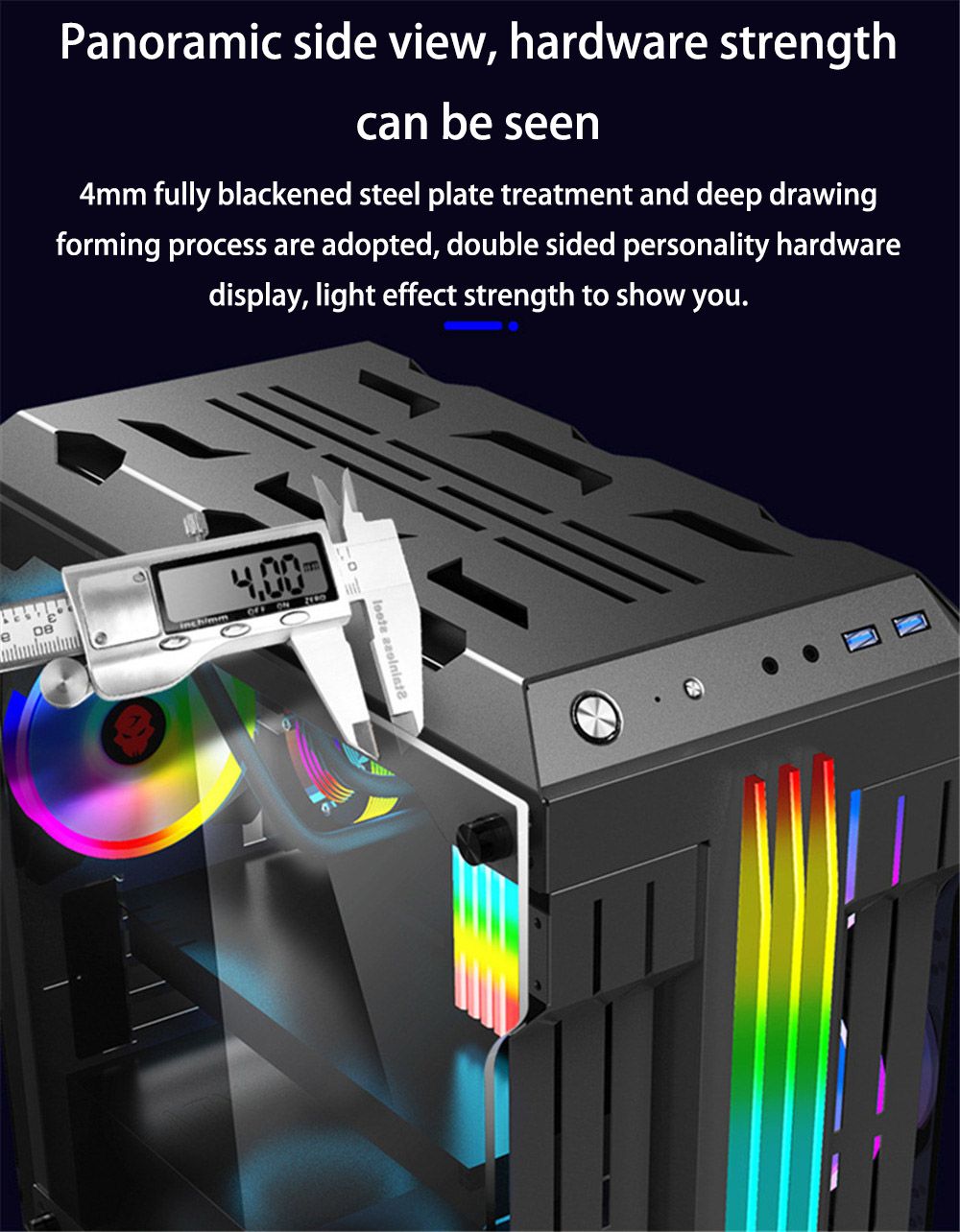 RGB-Light-Bar-Computer-Case-Tempered-Glass-Panels-ATX-Gaming-Water-Cooling-PC-Case-E-Sports-Online-C-1722840
