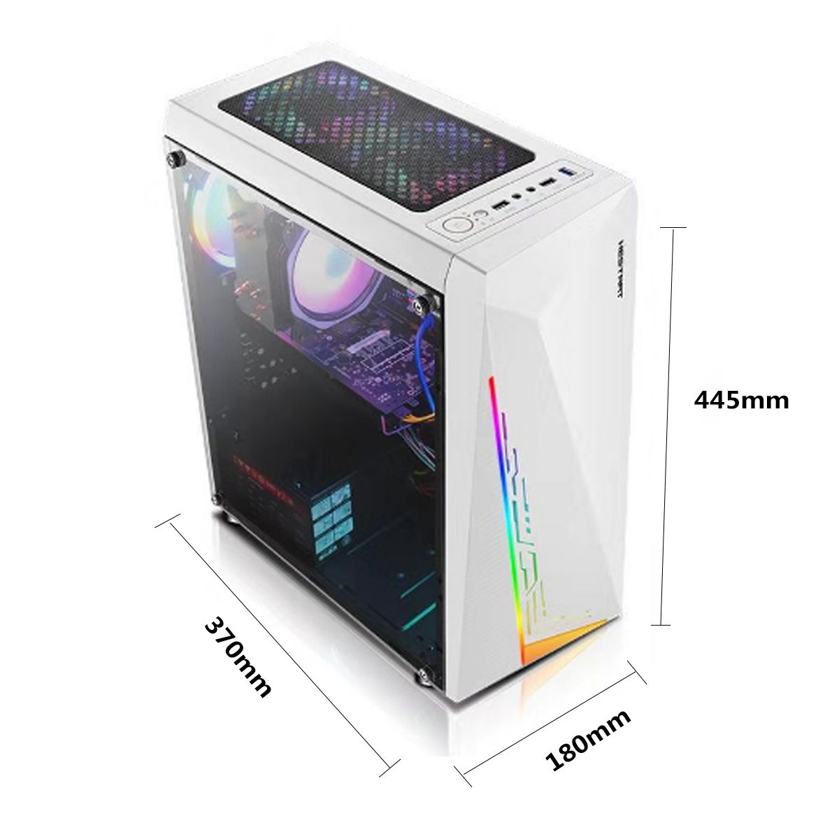 RGB-PC-Gaming-Case-RGB-Light-Transparen-Acrylic-Side-Computer-Case-Tower-Chassis-Support-ATXMATXITX--1703347