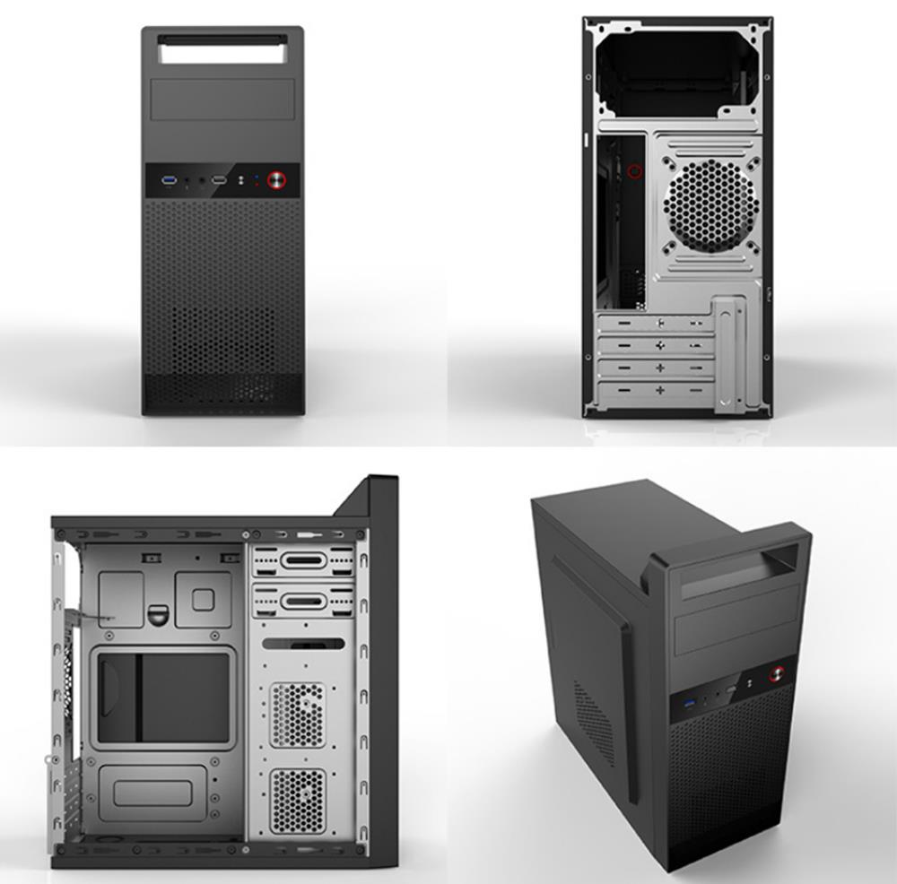 SKTC-K6-Cold-Rolled-Steel-Sheet-mATX-ITX-USB20-Gaming-Tempered-Computer-Case-Portable-Desktop-Chassi-1572173