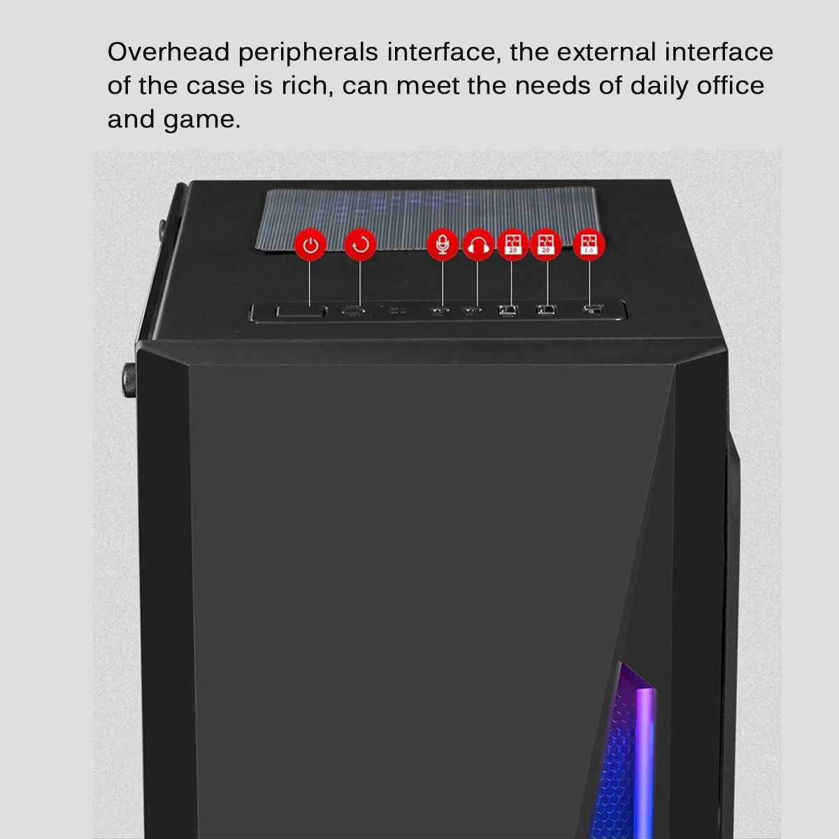 Toughened-Glass-Side-Plate-Computer-Gaming-Case-MATXMITX-USB30-Support-120mm-Water-Cooling-1672719