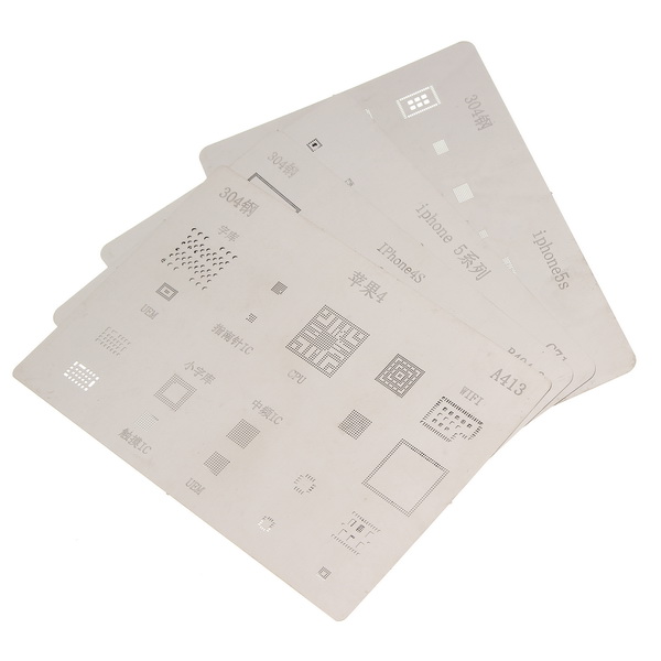 12pcs-IC-Chip-BGA-Reballing-Stencil-Kits-Set-Solder-Template-for-iPhone44s55s66-Plus6s6s-Plus77-Plus-1113400