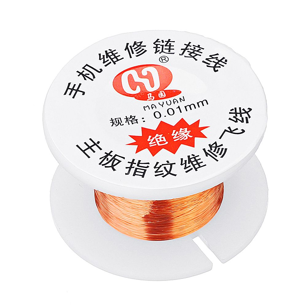 50m-001mm-Insulating-Copper-Wire-BGA-Motherboard-Fingerprint-Maintenance-Fly-Line-Solder-Wire-for-iP-1369196