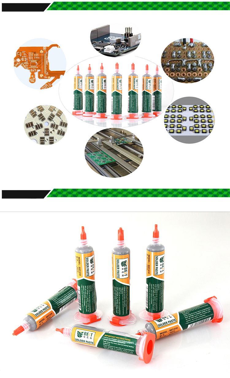 BEST-BST-510-10cc-183-Syringe-DIY-Solder-Soldering-Paste-Flux-Chips-Computer-Phone-BGA-SMD-PGA-PCB-R-1351876