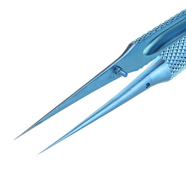 Blue-Straight-Head-Titanium-Alloy-Tweezers-Professional-Maintenance-Tools-015mm-Edge-Precision-Finge-1281294