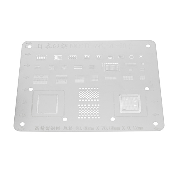 Japan-Steel-Phone-Logic-Board-BGA-Repair-Stencil-Tool-for-iPhone-7-7P-Motherboard-IC-Chip-Ball-Solde-1235982