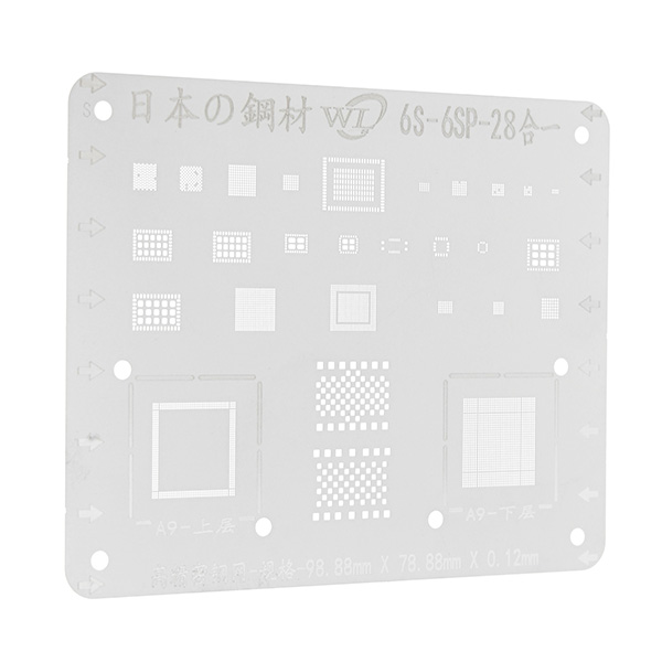 Japan-Steel-Phone-Logic-Board-BGA-Repair-Stencil-for-iPhone--6S-6SP-Motherboard-IC-Chip-Ball-Solderi-1235960