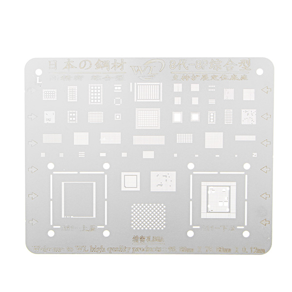 Japan-Steel-Phone-Logic-Board-BGA-Repair-Stencil-for-iPhone-8-8P-Motherboard-IC-Chip-Ball-Soldering--1235970