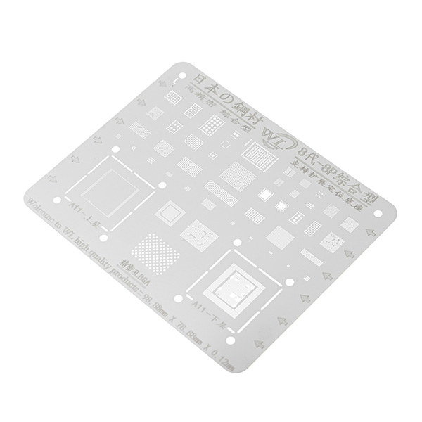 Japan-Steel-Phone-Logic-Board-BGA-Repair-Stencil-for-iPhone-8-8P-Motherboard-IC-Chip-Ball-Soldering--1235970