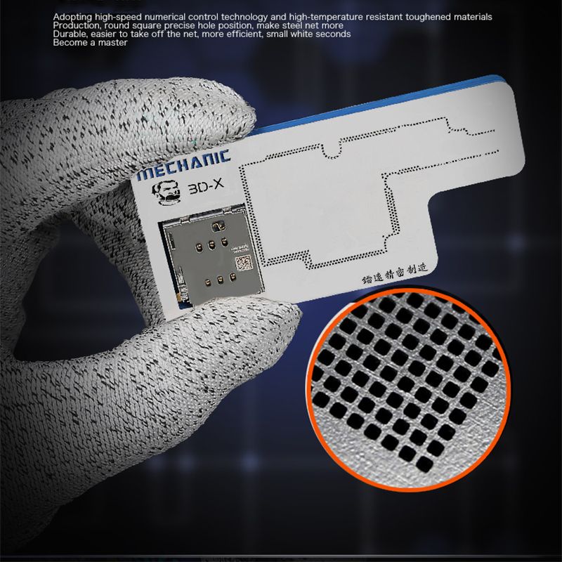 Mechanic-3D-BGA-Reballing-Stencil-Repair-Tool-for-iPhone-X-Motherboard-Middle-Layer-A12-PCB-Groove-P-1468639