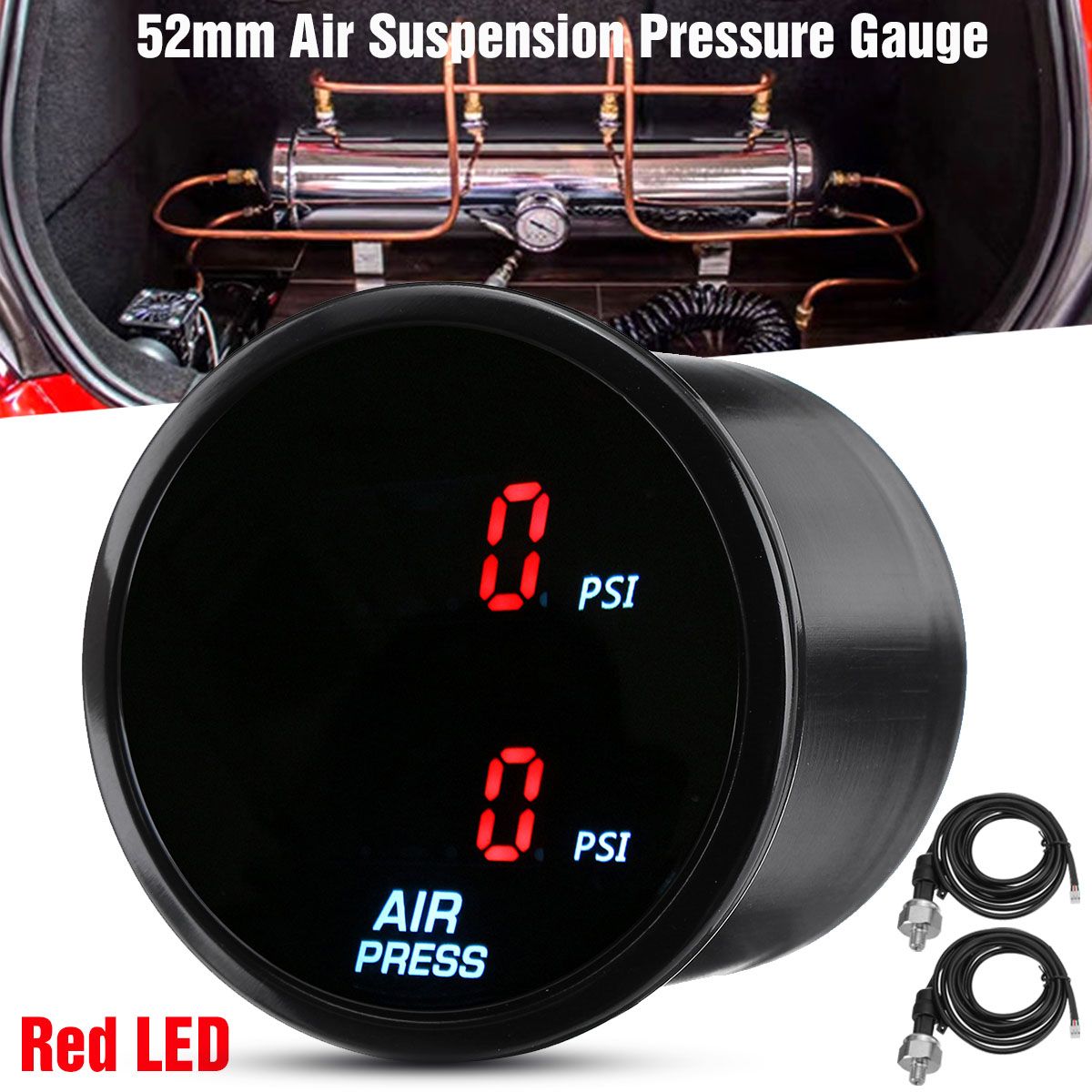 2-52mm-Dual-Digital-Air-Pressure-Gauge-PSI-Air-Suspension-Meter-Red-LED-1710110