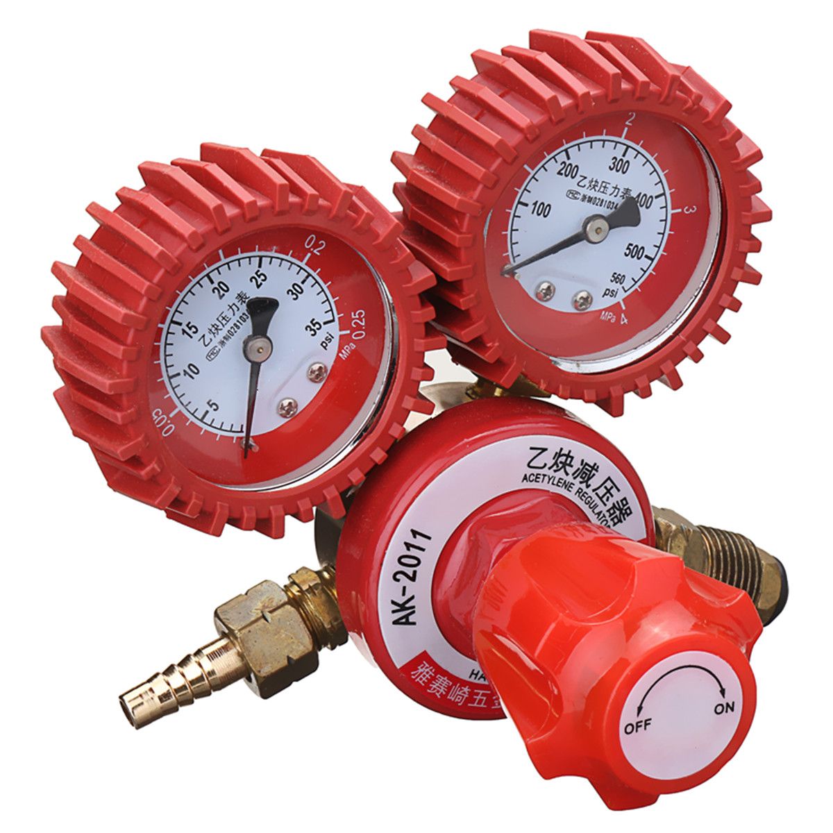 2-Gauge-Acetylene-Gas-Regulator-0-4MPA-Single-Stage-Welding-Burning-Cutting-58-1324742