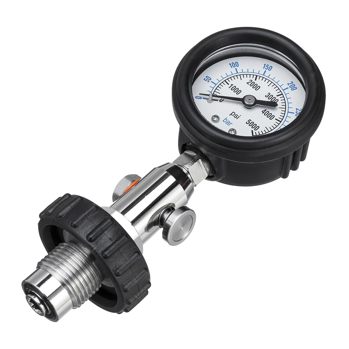 350-BAR-Axial-Hydraulic-Pressure-Gauge-Test-40MPa-6000PSI-Stainless-Steel-Indicator-1649890