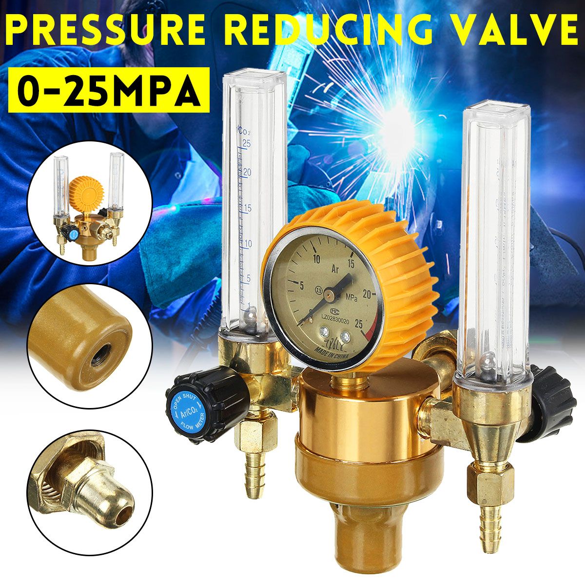 Argon-Pressure-Reducing-Regulator-Pressure-Gauge-2-Tube-Mig-Tig-Flow-Meter-Control-Valve-1579312